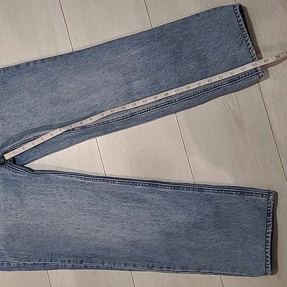 Aritzia Denim Forum Joni High Rise Loose High-waisted Jeans 29 Length Blue sz 24 - Picture 3 of 7
